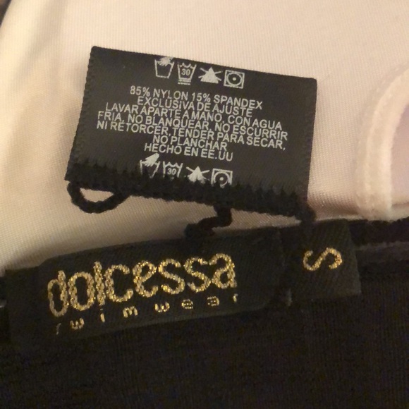 DOLCESSA ANGEL VENUS WHITE/GOLD SWIM TOP AND BOTTOM • Sz S • NWT - Picture 15 of 17